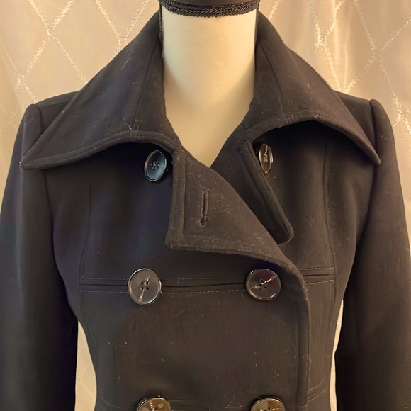 Zara Women’s Wool Pea Coats Size Medium - Picture 2 of 6